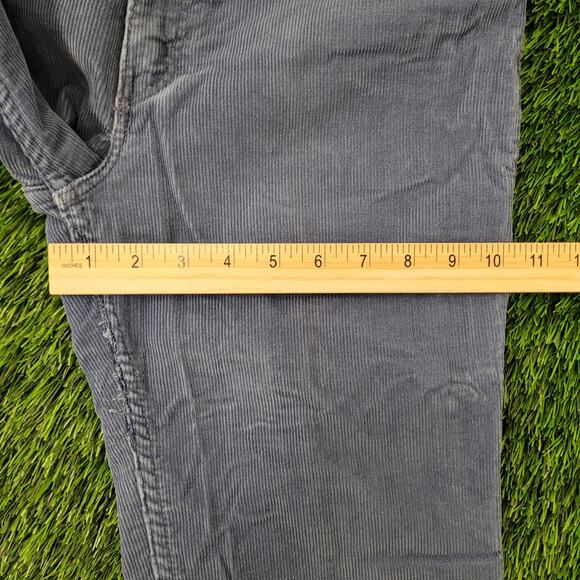 Vintage 70s Wrangler Bootcut Corduroy Pants 27x31 Faded Blue - Picture 15 of 16
